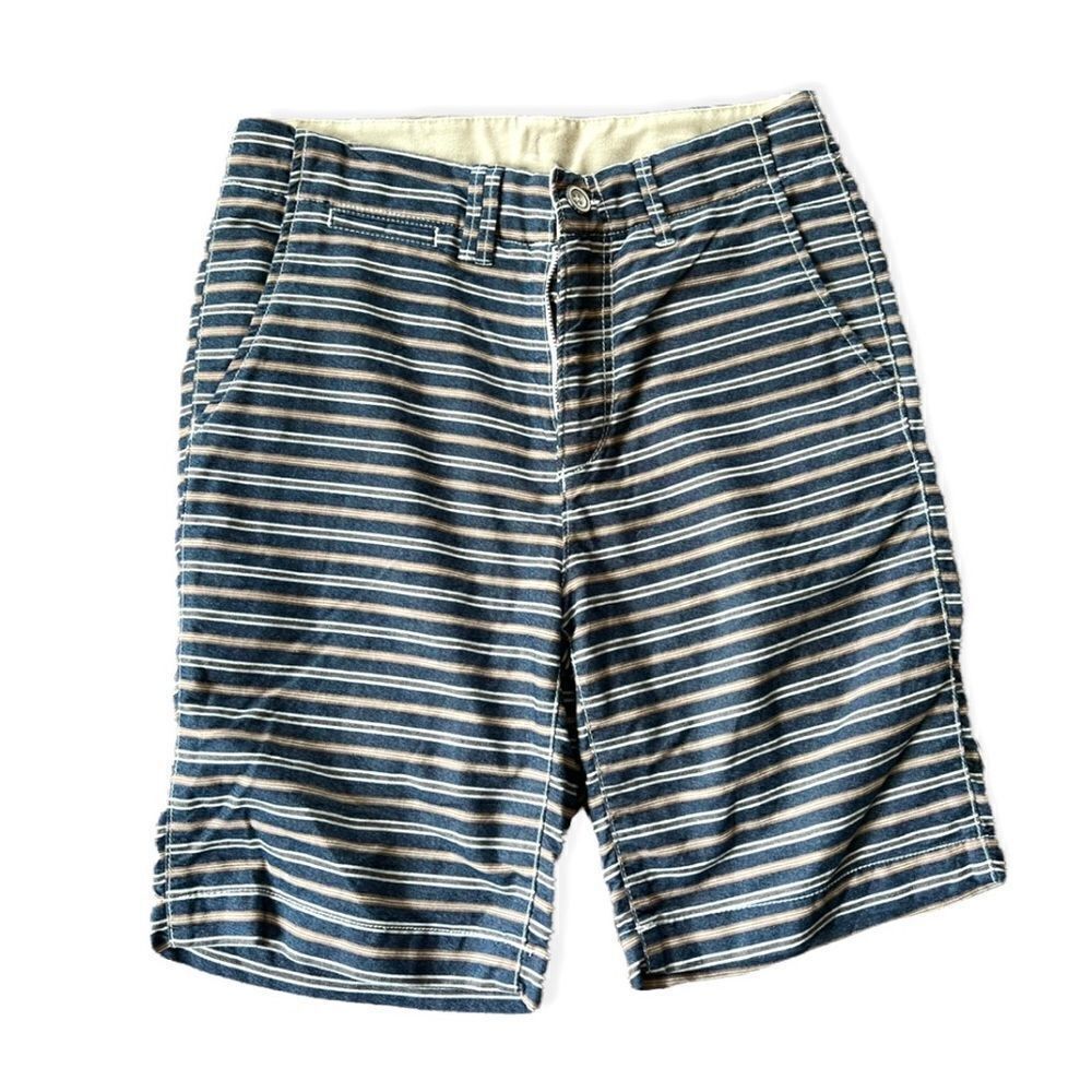 NWT Boys Gap Husky Striped Chino Shorts - Sz 8 8H